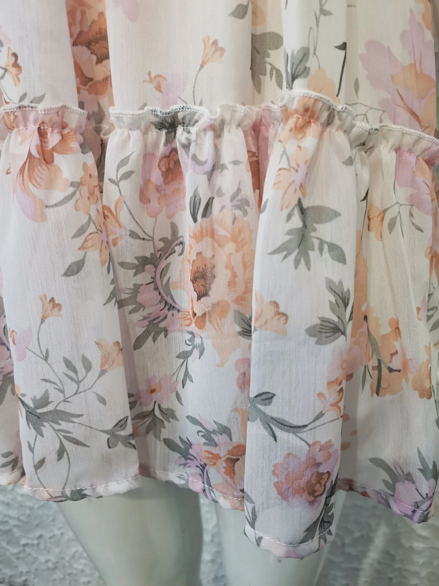 2024 Spring/Summer New Sling Simple Printed Chiffon Dresses