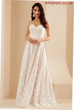 A-Line Dress Wedding Floor-Length Wedding Dresses Sweetheart Viv