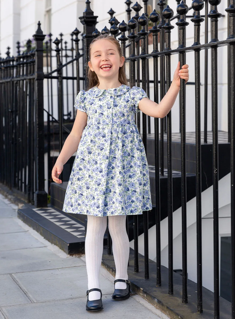 Alice Dress in Blue Rose