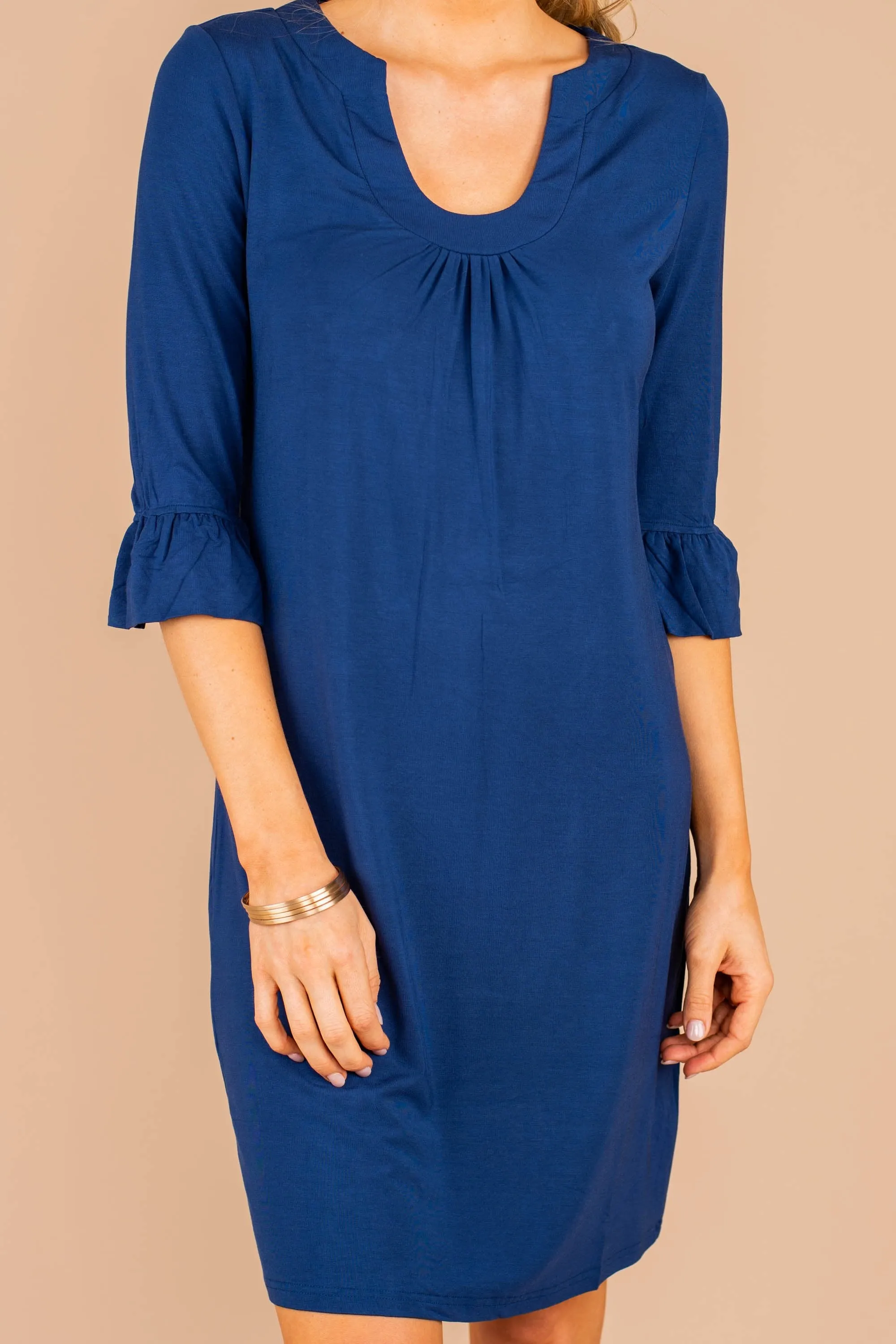 All For Classics Dress, Navy