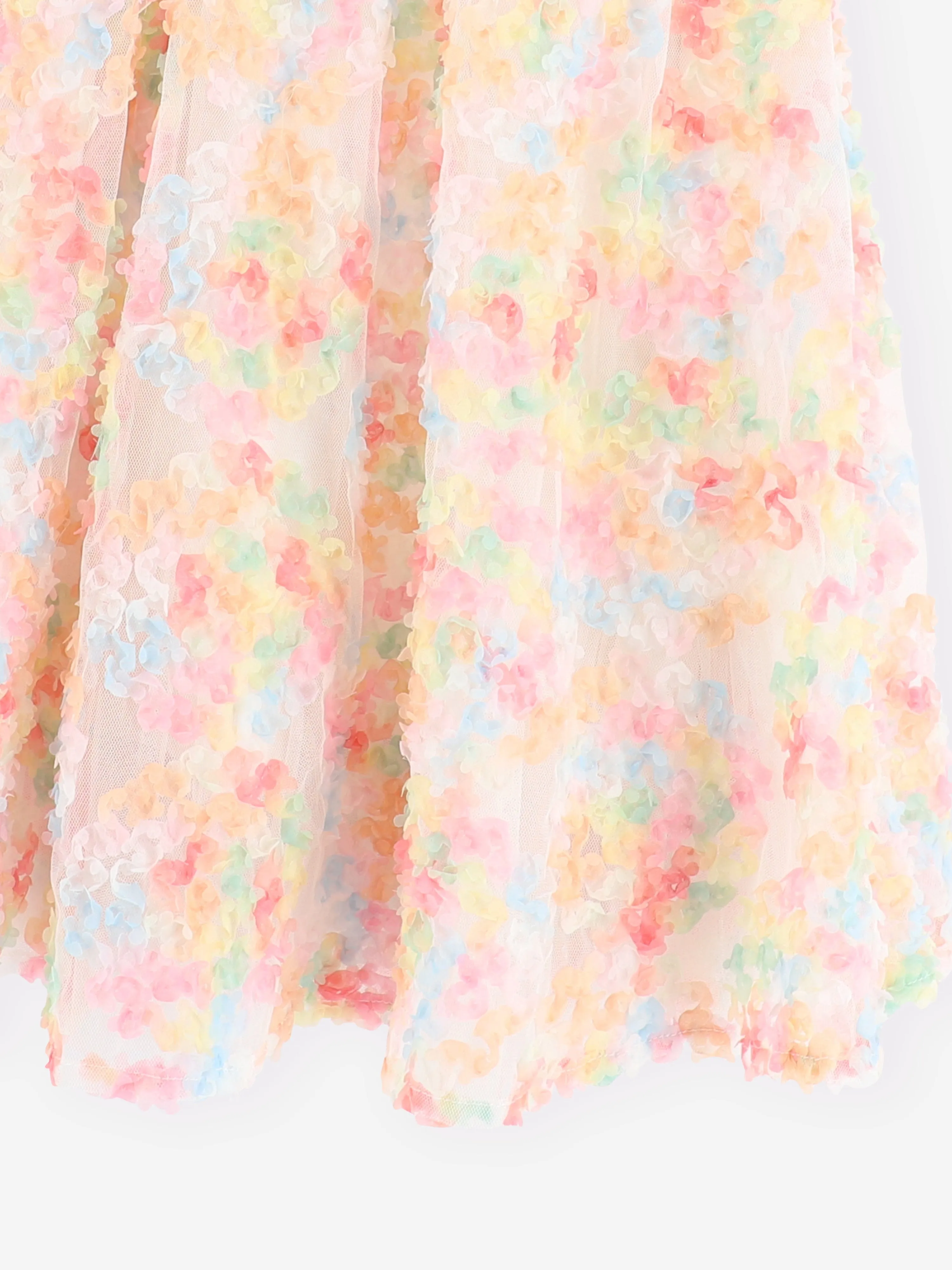 Angels Face Girls Confetti Dress in Orange