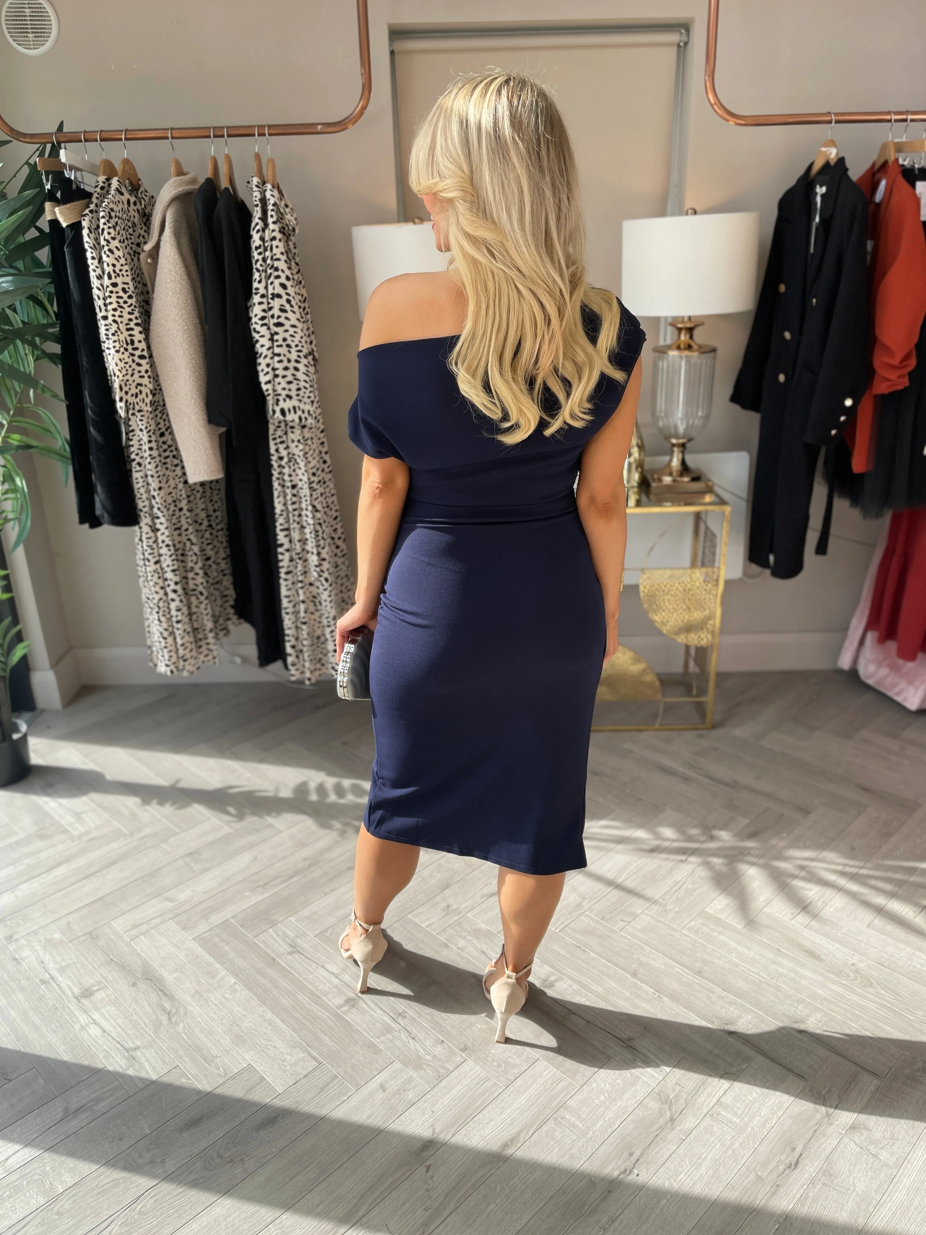 Ariana Navy Dress