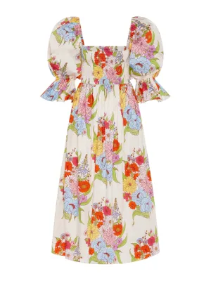 Artemis midi dress in Calliope floral print