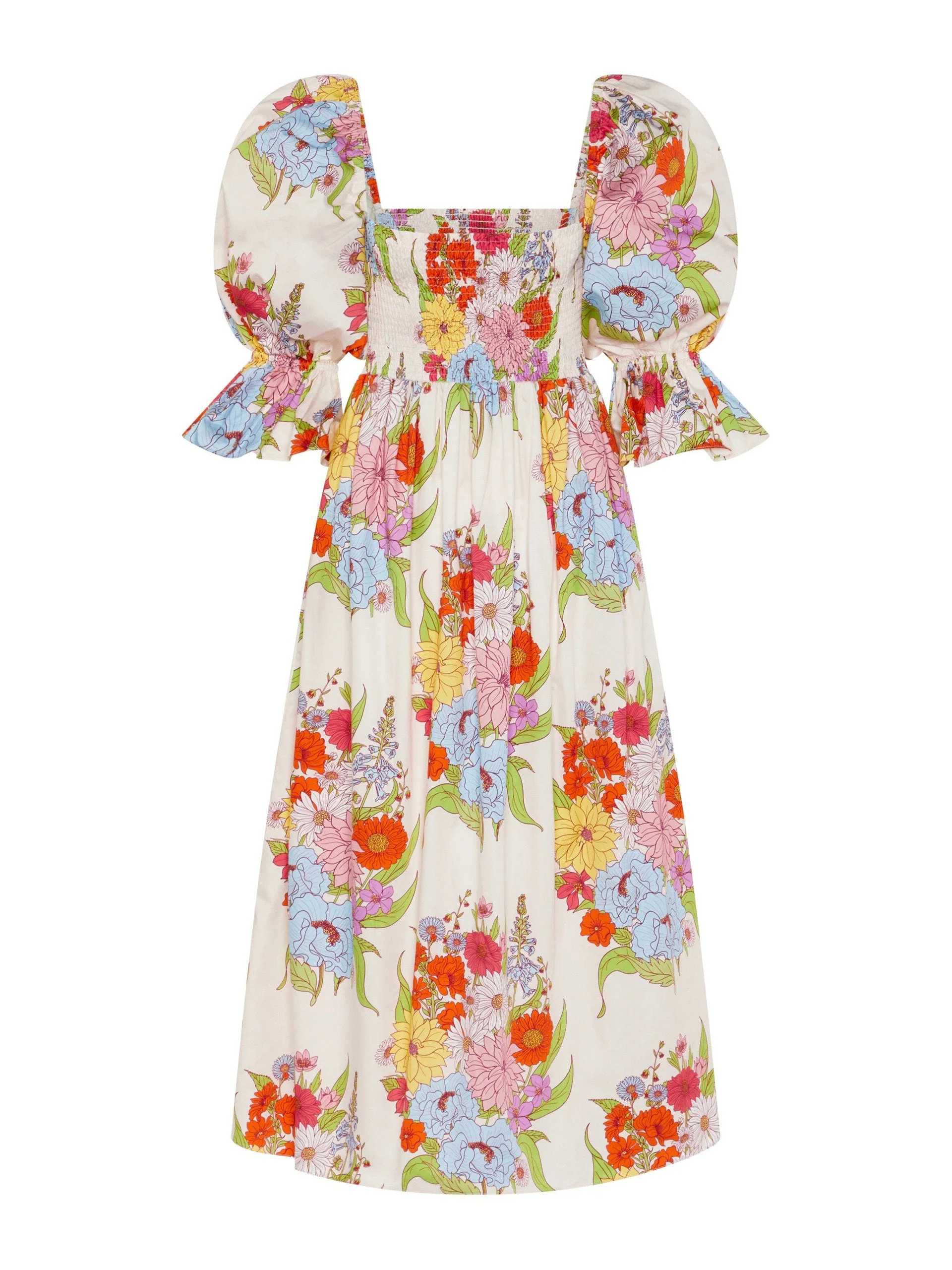 Artemis midi dress in Calliope floral print