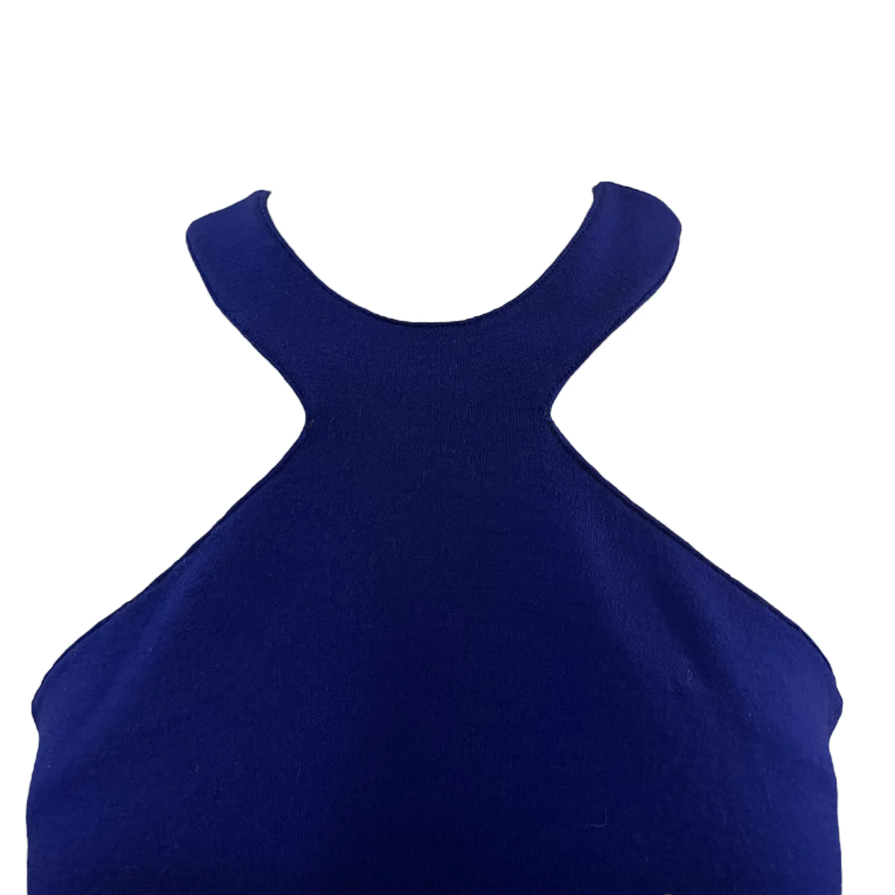 Azzedine Alaia 90s Electric Blue Body Con  Mini Dress