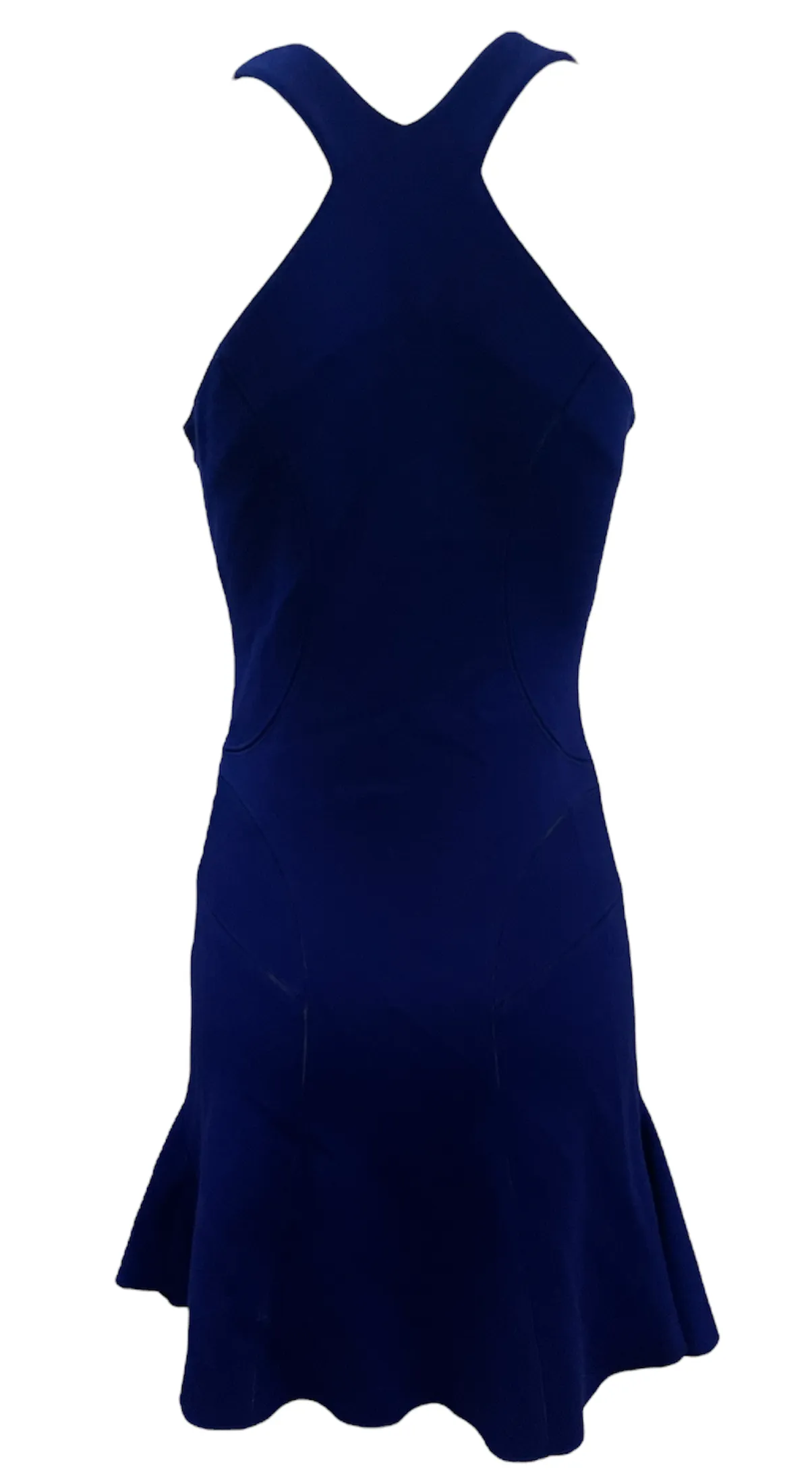 Azzedine Alaia 90s Electric Blue Body Con  Mini Dress
