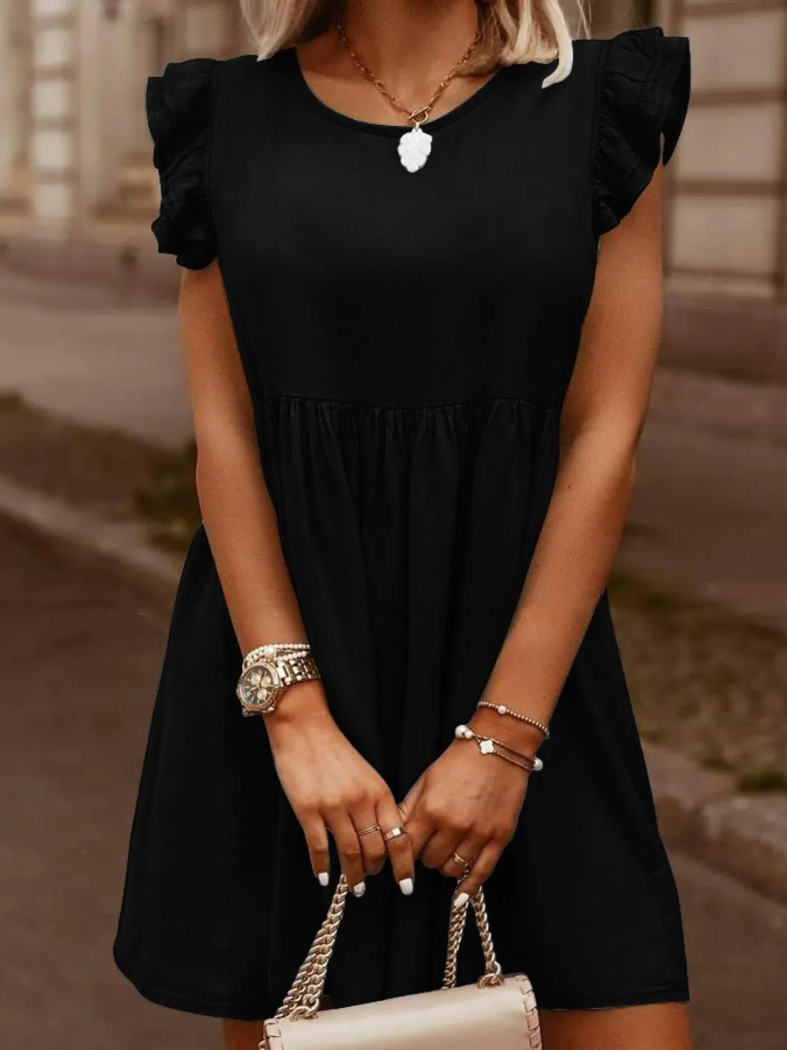 Calling Out Midi Denim Dress