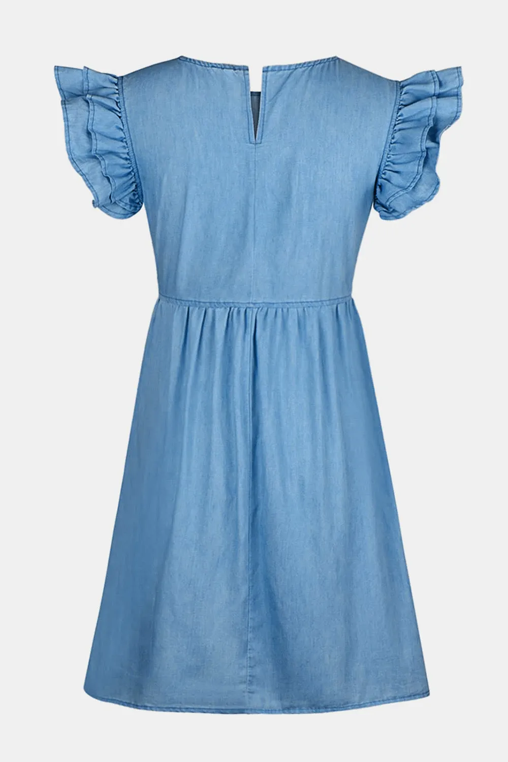 Calling Out Midi Denim Dress