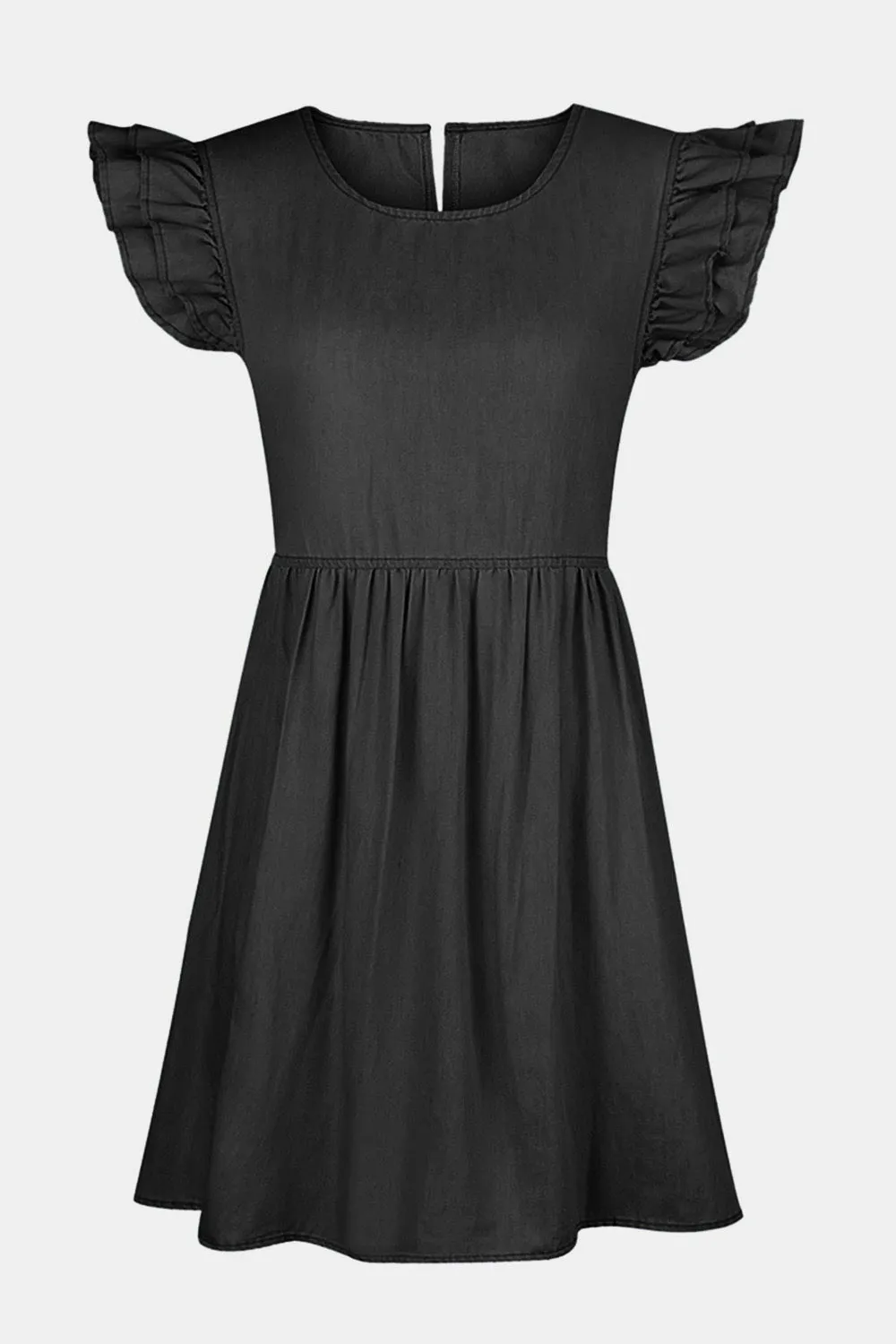 Calling Out Midi Denim Dress