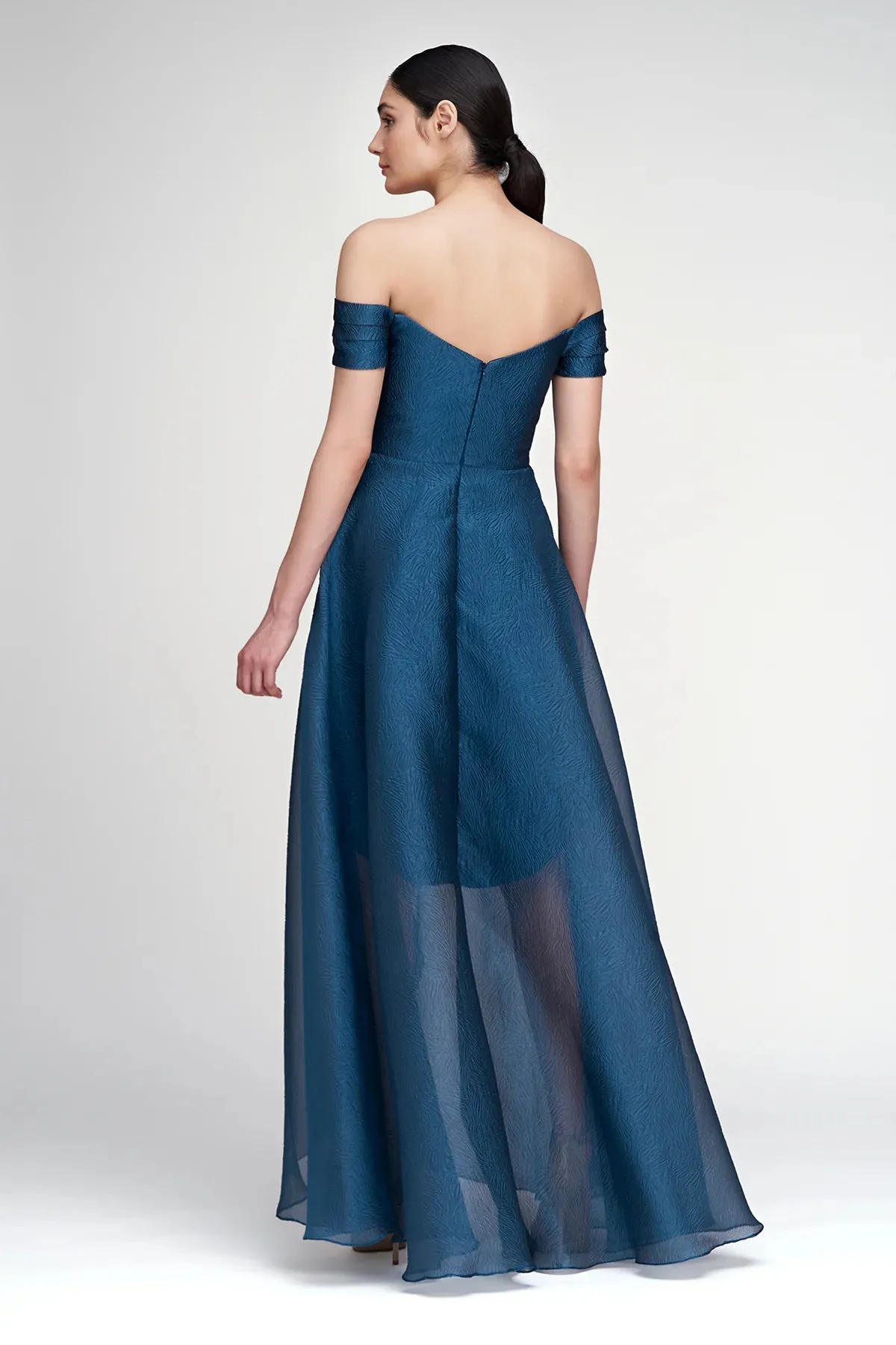 Cecilia High Low Gown - Night Swim