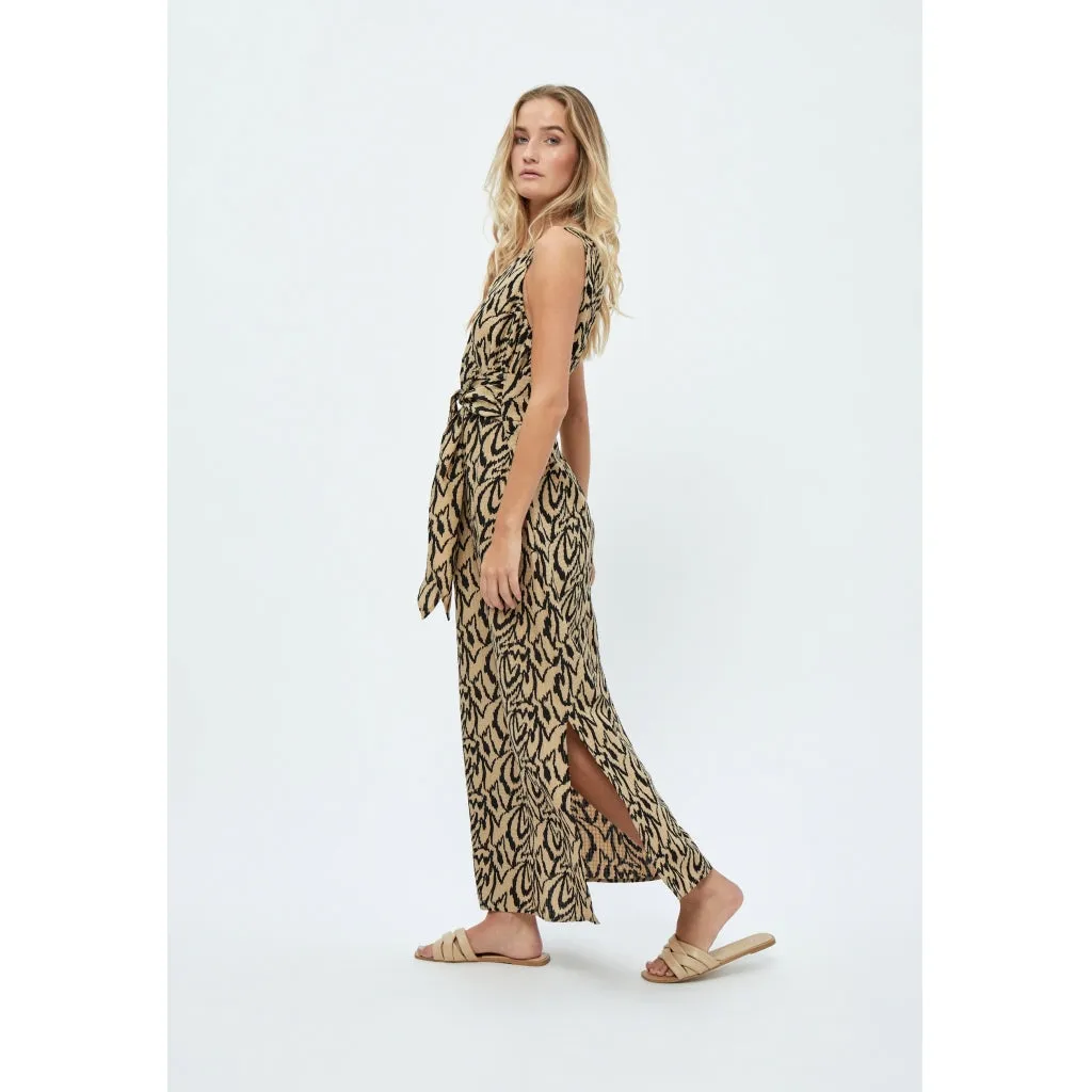 Daniela Sleeveless Maxi Dress - Cuban Sand Print