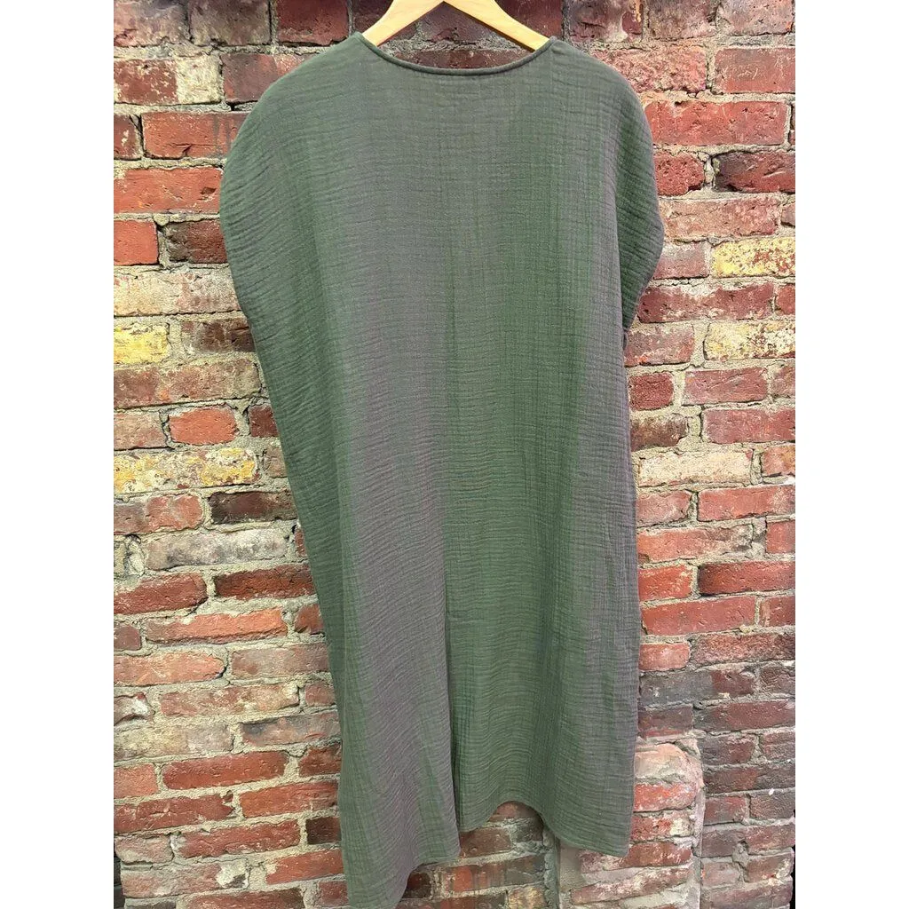 Eileen Fischer T-Shirt Midi Dress - Size Small