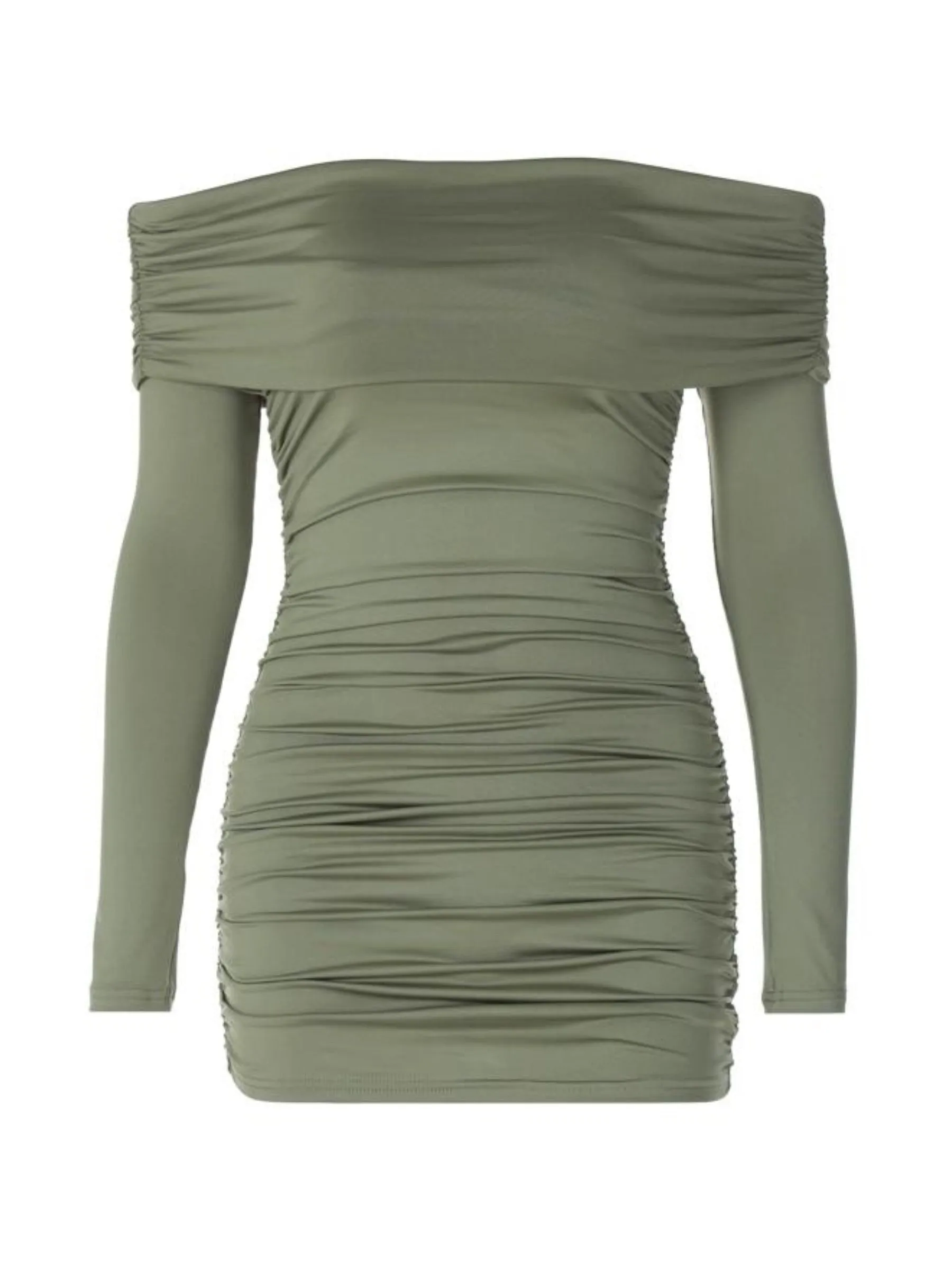 Flytonn-Christmas Outfits New Year's Eve Dress Night Out Club Dresses cute winter outfits Caris Off Shoulder Mini Dress