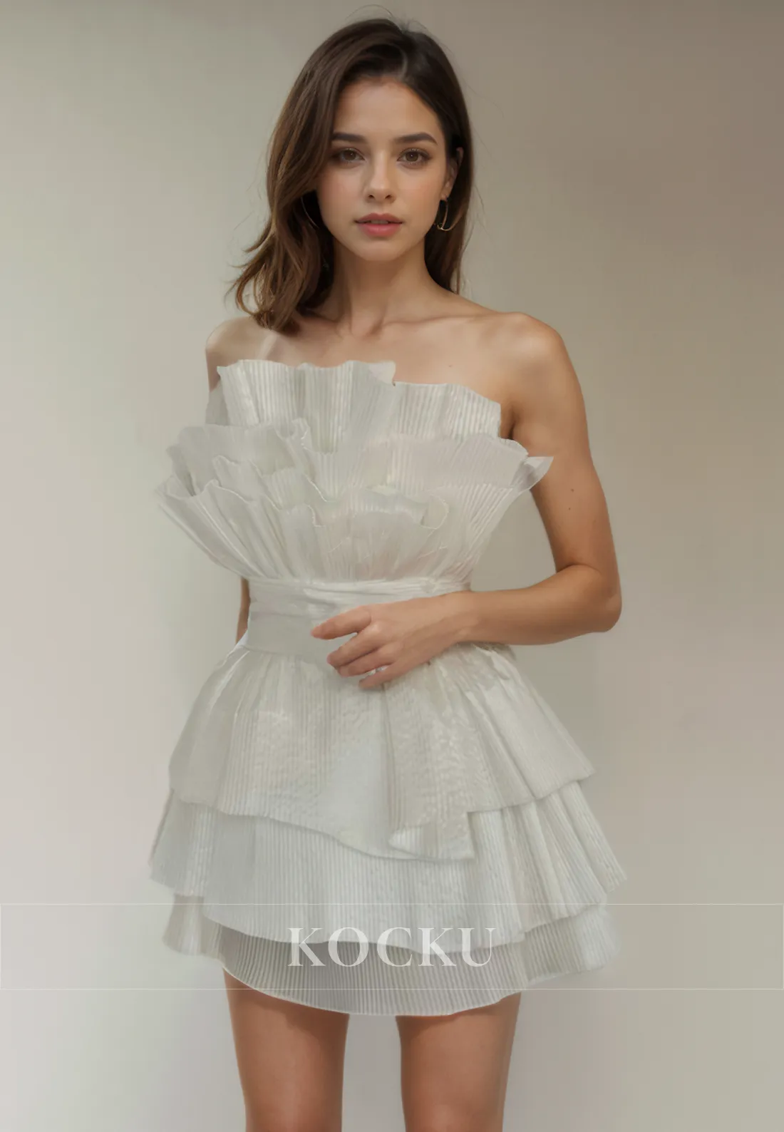 Gorgeous & Charming Off-Shoulder Sleeveless Party Homecoming Dress
