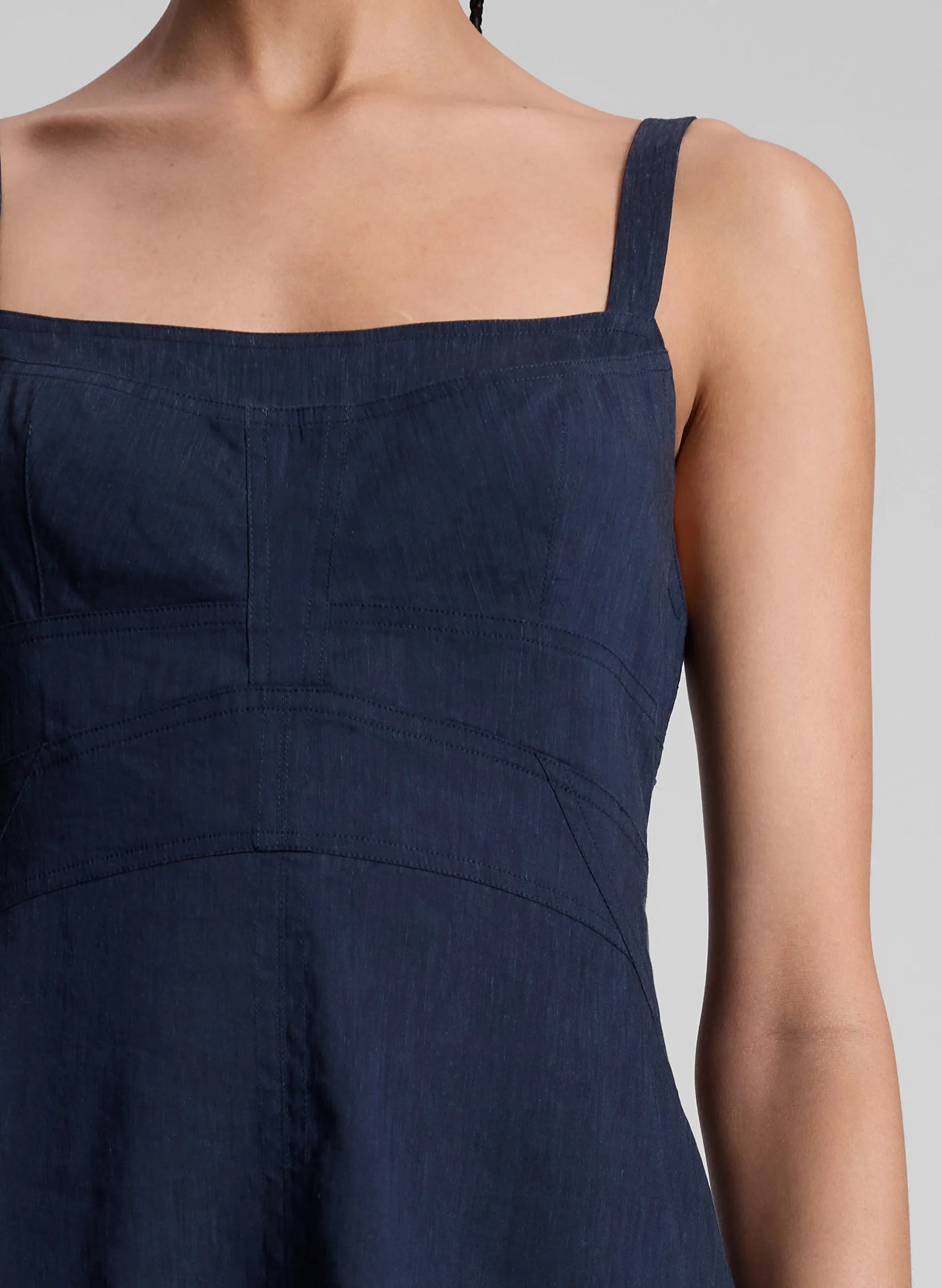 Harlow Linen Midi Dress