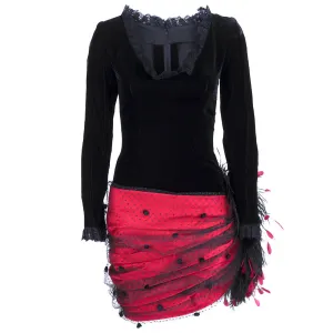 LAROCHE 80s Couture Cocktail Dress