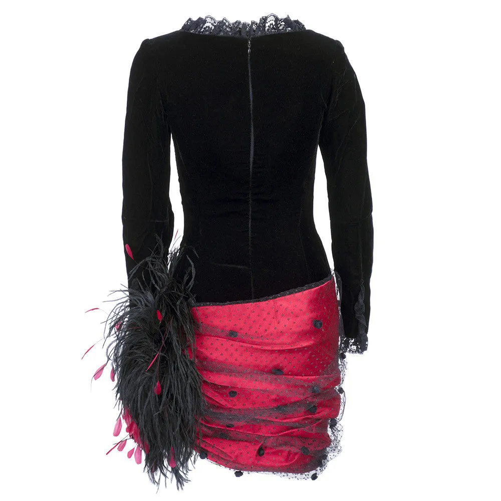 LAROCHE 80s Couture Cocktail Dress