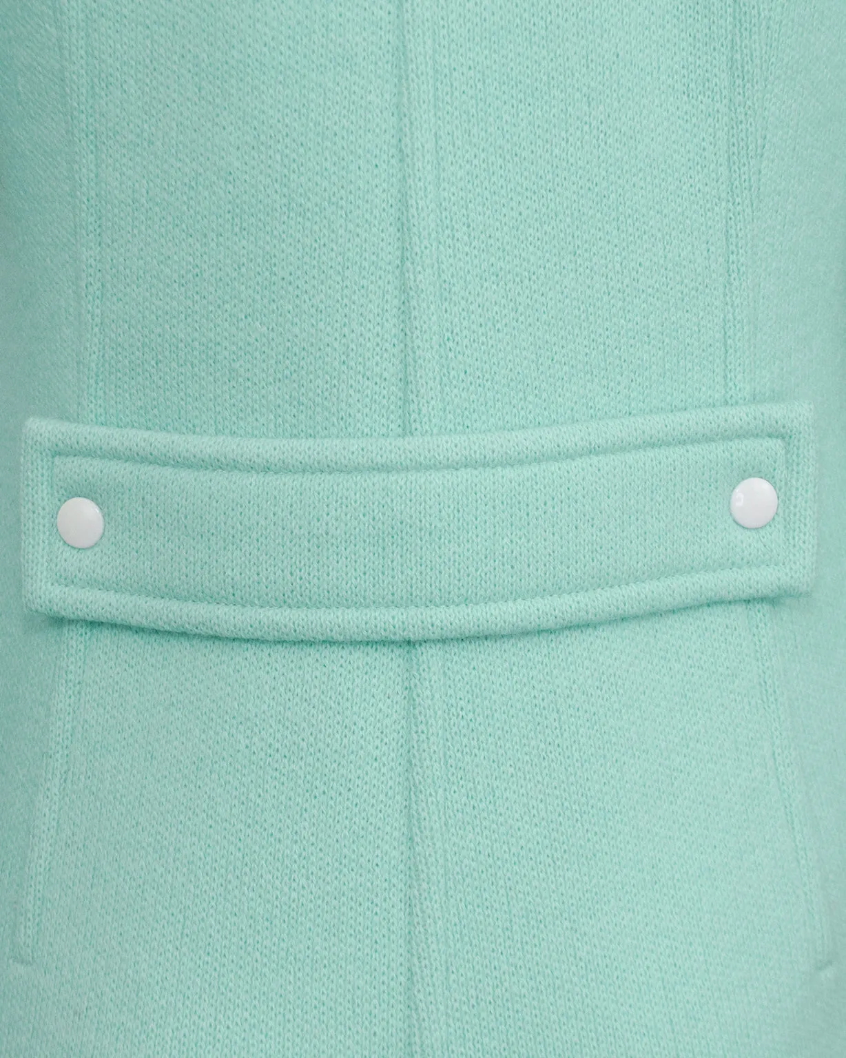 Mint Green Space Age Zip Front Dress