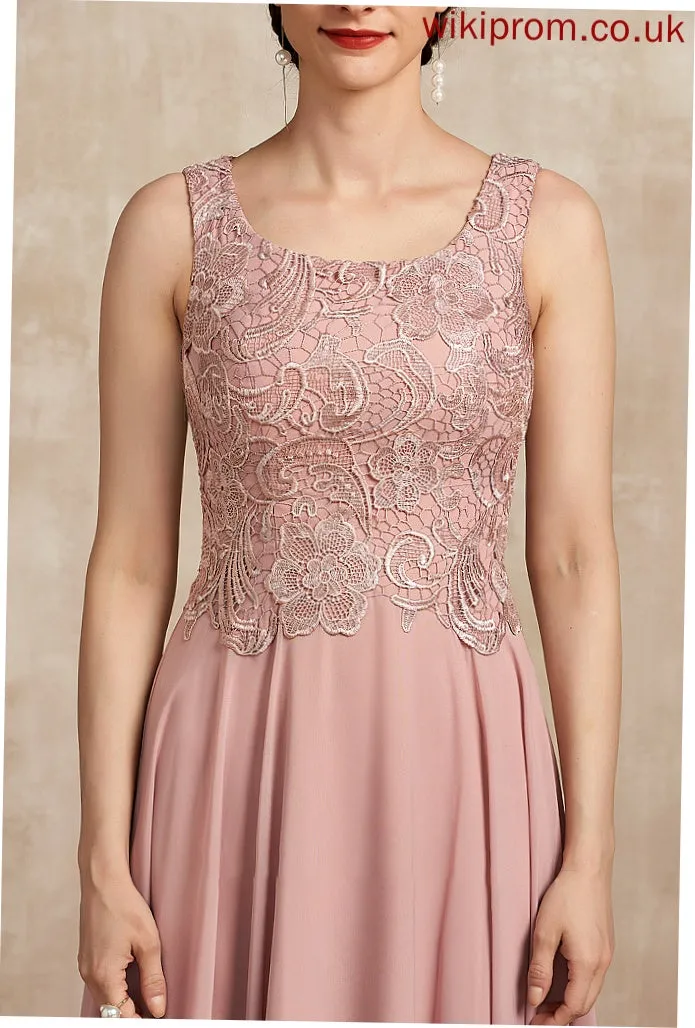 Mother Dress Mother of the Bride Dresses Chiffon of Scoop Bride Lace the Ankle-Length Sonia A-Line Neck