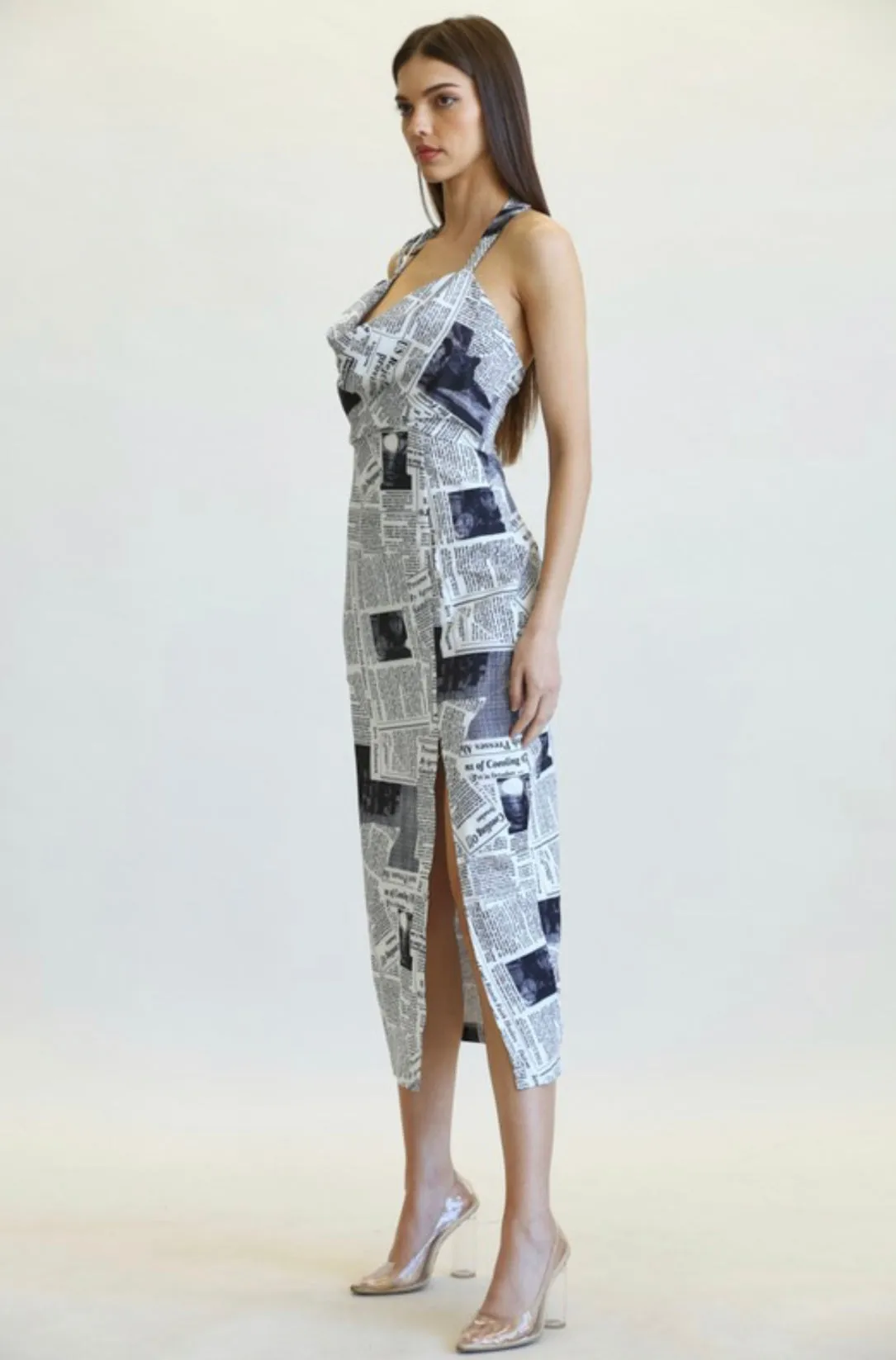 Newsworthy Dress (SIZES S-2XL)