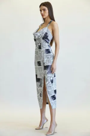 Newsworthy Dress (SIZES S-2XL)