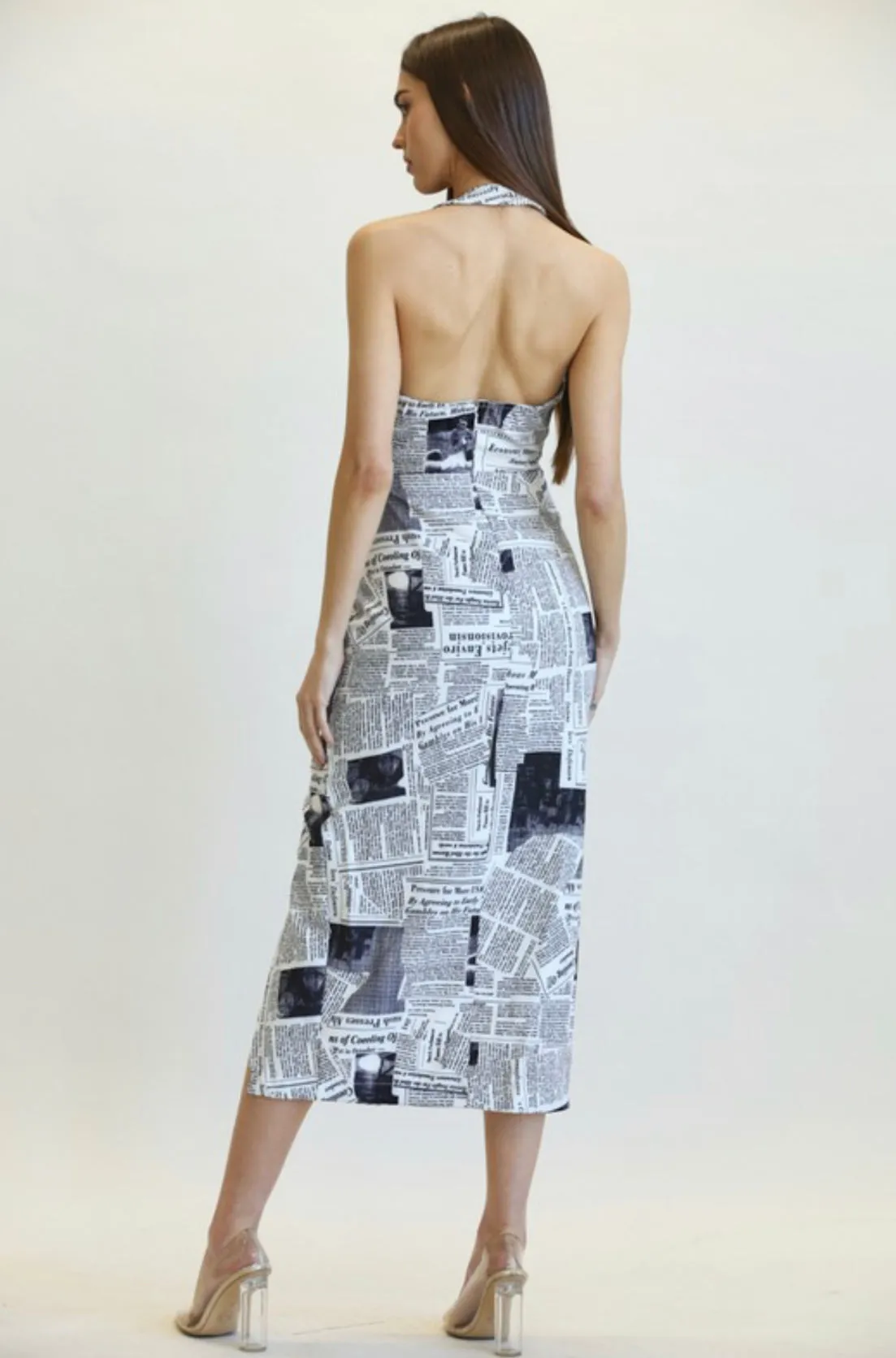 Newsworthy Dress (SIZES S-2XL)