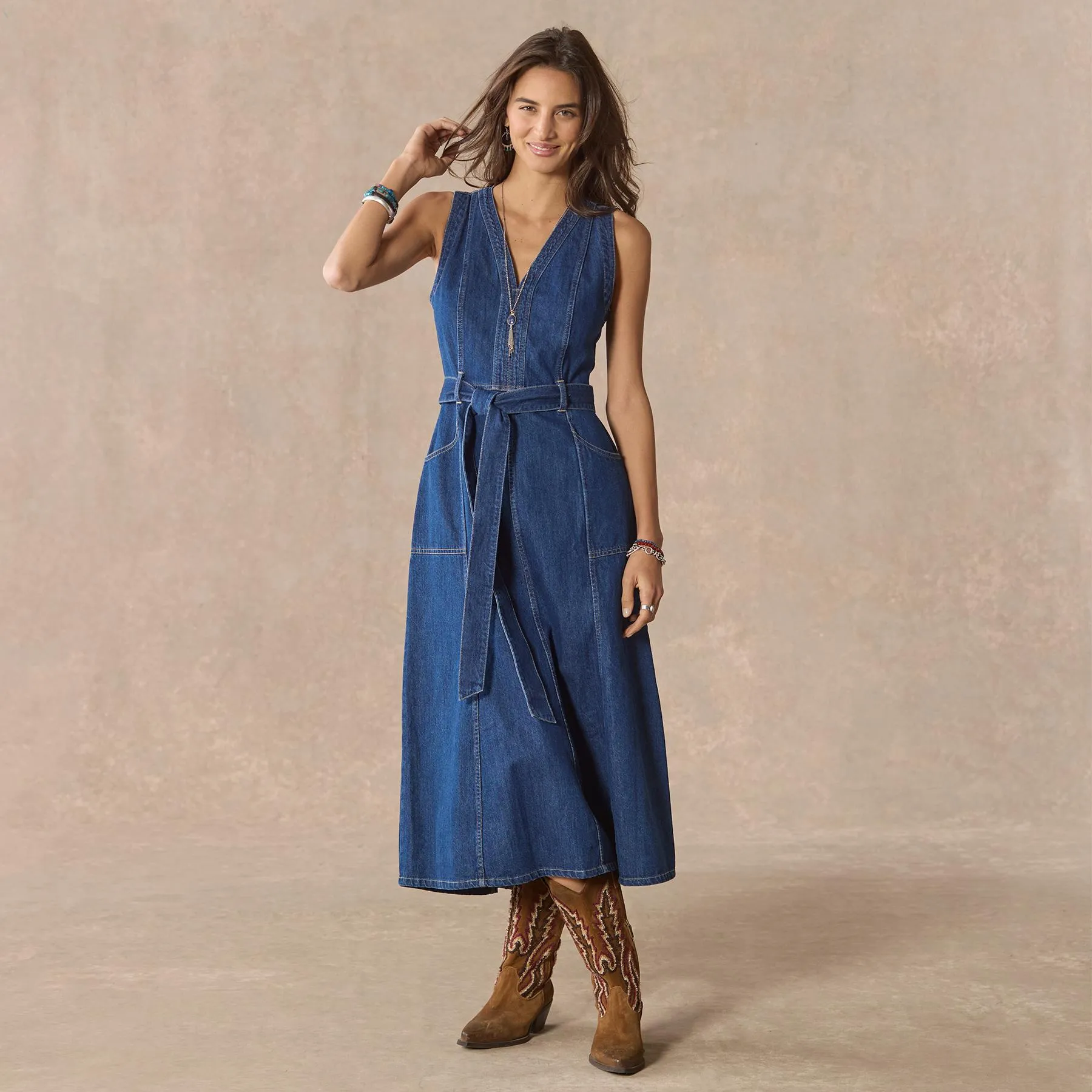Poppy Denim Dress