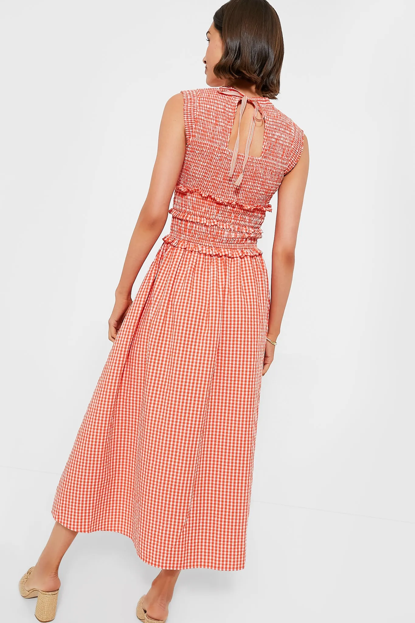 Poppy Gingham Louise Dress