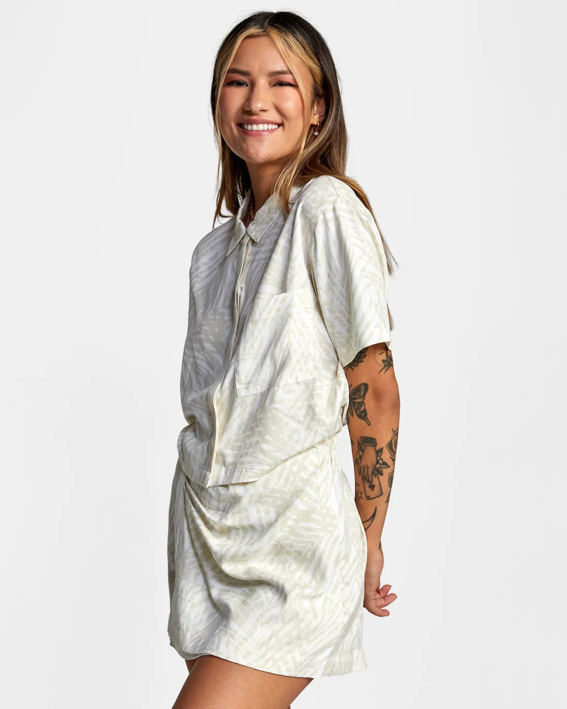 Reflection Mini Dress - Cloud