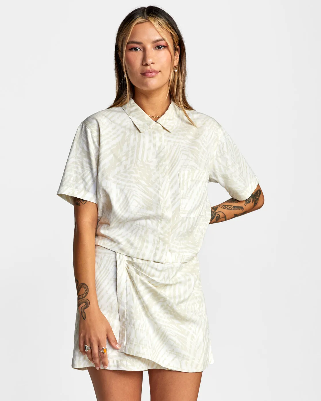 Reflection Mini Dress - Cloud