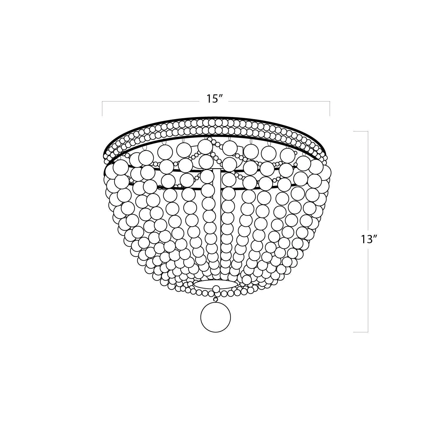 Regina Andrew  Malibu Flush Mount