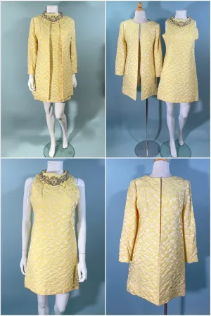 SOLD Vintage 60s Dress/Jacket/Coat Suit/Ensemble S