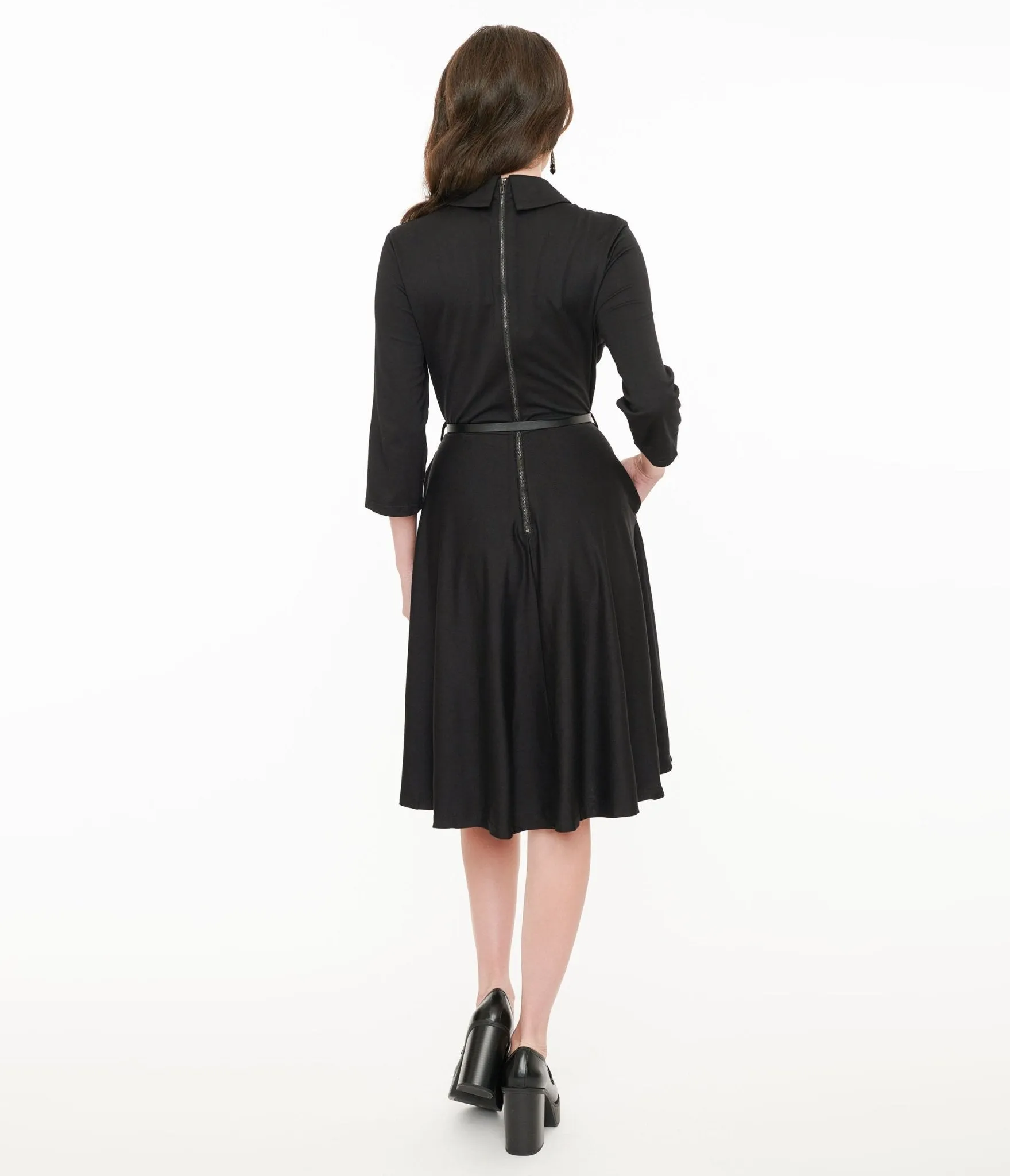 Witchwood Bags Black Lace Shelley Fit & Flare Dress
